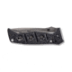 Benchmade Sibert Adamas Axis Stud Folding Knife, 3.82in, CPM-CruWear Steel, Drop Point Serrated Grey Coated Blade, Contoured G10, Black Handle 275SGY-1