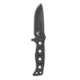 Benchmade Sibert Adamas Chord Fixed Blade Knife, 4.2in CPM-CruWear Steel Drop Point Black Coated Blade, Steel Handle, 375BK-1