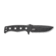 Benchmade Sibert Adamas Chord Fixed Blade Knife, 4.2in CPM-CruWear Steel Drop Point Black Coated Blade, Steel Handle, 375BK-1