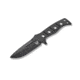Benchmade Sibert Adamas Chord Fixed Blade Knife, 4.2in CPM-CruWear Steel Drop Point Black Coated Blade, Steel Handle, 375BK-1