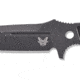 Benchmade Sibert Adamas Chord Fixed Blade Knife, 4.2in CPM-CruWear Steel Drop Point Black Coated Blade, Steel Handle, 375BK-1