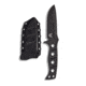 Benchmade Sibert Adamas Chord Fixed Blade Knife, 4.2in CPM-CruWear Steel Drop Point Black Coated Blade, Steel Handle, 375BK-1