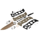 Benchmade Sibert Auto Adamas Axis Stud Automatic Folding Knife, 3.8in CPM-CruWear Steel Drop Point Flat Earth Coated Blade, G10 Handle, 2750FE-2