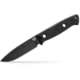 Benchmade Sibert Bushcrafter Fixed Blade Knife, 4.38 in, CPM-CruWear, Carbon Fiber, Black, 163BK