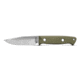 Benchmade Sibert Bushcrafter Fixed Blade Knife, 4.38in, CPM-S30V Premium Stainless Steel, Drop Point, G10, Green, 163-1