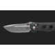 Benchmade Mini Adamas Folding Knife, 3.25 in, CPM MagnaCut Stainless Steel, Drop Point Blade, Marbled Carbon Fiber, Black Handle, 273-03