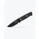 Benchmade Sibert Mini Bushcrafter Fixed Blade Knife, 3.38 in, CPM-CruWear, Drop Point, Carbon Fiber, Black, 165BK