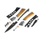 Benchmade Successor Folding Knife, 2.56 in, M390 Stainless Steel, Drop Point, 6061-T6 Aluminum, Ash Gray/ Black, 315BK-01