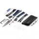 Benchmade Successor Folding Knife, 2.56in, M390 Stainless Steel, Drop-Point, 6061-T6 Aluminum, Ash Gray/ Crater Blue, 315