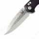 Benchmade Vector Axis Folding Knife,Plain Edge Satin Spear Point Blade, 3.6in,Black Contoured G10 Handle, 495