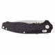 Benchmade Vector Axis Folding Knife,Plain Edge Satin Spear Point Blade, 3.6in,Black Contoured G10 Handle, 495