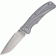 Benchmark Linerlock Folding Knife,Stonewashed Blade BMK054