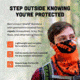 Bens Bandana with Insect Shields, Orange, 0006-7222-1