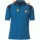 Beretta Cotton and Mesh Shooting Polo Shirt, Blue/Blue Xcel, Large MT2472380540L