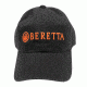 Beretta Cotton Twill Hat, Charcoal Grey BC082091440901