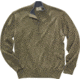 Beretta Men's Pp Tech Wool 1/2 Zip Sweater Verde Olive Small