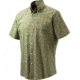 Beretta Mens Drip Dry Short Sleeve Shirt, Green Check, 2XL LU520075170788XXL