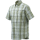 Beretta Mens Drip Dry Short Sleeve Shirt, White / Green Check, Medium LU52007517012XM