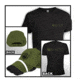 Beretta Mens Hat/T-Shirt Combo Roll Up,Black,Extra Large TC01708500999XL