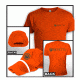 Beretta Mens Hat/T-Shirt Combo Roll Up,Orange,3XL TC0170850411XXXL
