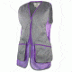 Beretta Womens Silver Pigeon Vest, Gray and Purple, Large, GT11102113092AL