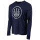 Beretta T-shirt Ls Vintage Trident Large Navy Blue