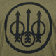 Beretta Trident Logo T-Shirt - Mens, Long Sleeve, Heather Mil Green, Medium, TS229T189007AUM