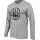 Image of Beretta Trident Logo T-Shirt - Men's, Long Sleeve, Stone Heather, Small, TS229T1890096BS