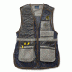 Beretta Two Tone Clays Vest, Grey, Navy, 3XL GT0801460901XXXL