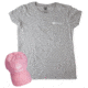 Beretta Women's Cap &amp; T-shirt Medium Roll-up Combo Pink
