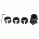 Bering Optics Night Probe Clip-On Adaptor w/ 4 Fitting Rings, Black, Fits 32-40mm Lenses BE80401