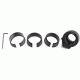 Bering Optics Night Probe Clip-On Adaptor w/ 4 Fitting Rings, Black, Fits 42-58mm Lenses BE80400