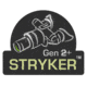 Bering Optics Stryker 1.0x24 Gen 2+ NV Goggles w/ Universal Head Gear, Black, 7.2inx5.2inx2.3in BE25125