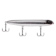 Berkley Drift Walker Hard Bait, Topwater, 110, 1/2 oz, 110mm, Topwater, Hook Size 6, 3 Hooks, Black Chrome, 110, 1487136