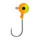 Berkley Essentials Round Ball Jigs, Hook Size 4/0, Tackle Size 3/4oz / 21g, Chartreuse/Orange, BRBJ34-CO