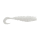 Berkley Gulp! Saltwater Nemesis Prawn Curl Tail Soft Bait, 4in, 4 Pack, Pearl White, 1551576