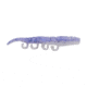 Berkley Gulp! Saltwater Turbo Shrimp Soft Bait, 4in, 4 Pack, Violet Haze Fleck, 1637583