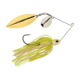 Berkley Power Blade Compact Colorado/Willow Spinnerbait, 3/4oz, White Chartreuse/Silver + Gold, 1570613