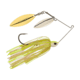 Berkley Power Blade Compact Double Williw Spinnerbait, 1/2oz, White Chartreuse/Silver + Gold, 1570642