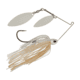 Berkley Power Blade Compact Double Williw Spinnerbait, 1/2oz, White/White + White, 1570654