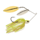 Berkley Power Blade Compact Double Williw Spinnerbait, 1oz, White Chartreuse/Silver + Gold, 1570673