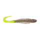 Berkley PowerBait Curly Bones Soft Bait, 4in, 8 Pack, Firecracker/Chartreuse, 1571465
