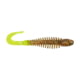 Berkley PowerBait Curly Bones Soft Bait, 4in, 8 Pack, Gold Cracker/Chartreuse, 1571463