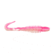 Berkley PowerBait Curly Bones Soft Bait, 4in, 8 Pack, Pink Shad, 1571468