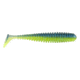 Berkley PowerBait Power Swimmer Swimbaits, 3.3in, 8 Pack, Electric Blue Chartreuse, 1523409