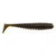 Berkley PowerBait Power Swimmer Swimbaits, 4.3in, 6 Pack, Green Pumpkin, 1523444