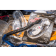 Berkley PowerBait Power Worms Soft Bait, 10in, 8 Pack, Red Shad, 1307526