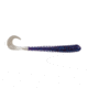 Berkley PowerBait Rib Worm Soft Bait Lures, 4in, 10 Pack, Electric Blue/White, 1593181