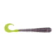 Berkley PowerBait Rib Worm Soft Bait Lures, 4in, 10 Pack, Firecracker/Chartreuse, 1593182