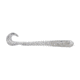 Berkley PowerBait Rib Worm Soft Bait Lures, 4in, 10 Pack, White Ice, 1593189